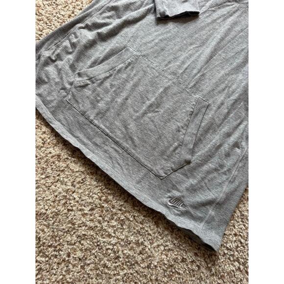 Nike Long Sleeve sleeve, hooded shirt, 16/18; Gray, lightweight, Cotton blend - Picture 9 of 10